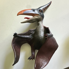 Vintage Dinosaur Toy Figure Pterodactyl Prehistoric Plastic Winged Dino 16” picture