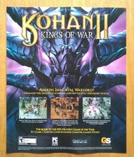 Kohan II 2 Kings of War PC 2004 Vintage Poster Ad Print Art Official Promo Rare picture