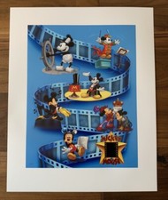 MICKEY MOUSE DISNEY LITHOGRAPH 35MM FILM CELL PRINT LE ONLY 5000. picture