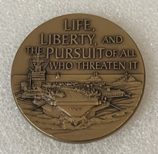 Life Liberty and the Pursuit of All Who Threaten It US Navy USN Challenge Coin picture