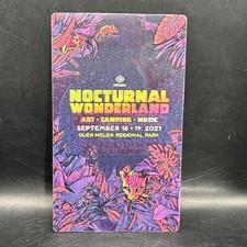 Nocturnal Wonderland 2021 3D Collectible Fridge Magnet Insomniac Festival picture
