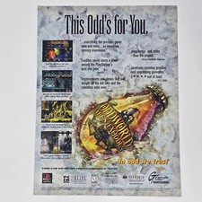 Oddworld Abe's Exoddus PlayStation 1 PS1 PC For You Print Ad/Poster Promo Art picture