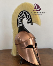ZAIN Greek Corinthian Helmet Spartan Warrior Ancient Hoplite Horsehair crest picture