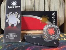 Spyderco Knives ClipiTool Folding Pocket Knife Black G10 Handle Multi-Tool NIB picture