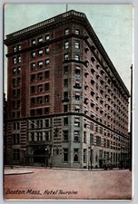 Boston Massachusetts Hotel Touraine vintage postcard 1907 picture