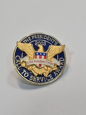President's Call to Service Award Lapel Pin 2003 USA Freedom Core picture