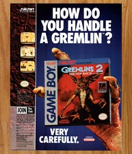 Gremlins 2 Nintendo Game Boy Sunsoft- Video Game Print Ads Poster Promo Art 1991 picture