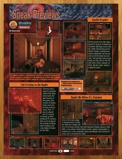 1998 Quake N64 PREVIEW Print Ad/Poster Authentic Video Game Promo Wall Art 90s picture