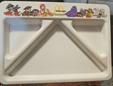 Vintage 1987 McDonalds Happy Meal Plastic Child Character Serving Tray Plate USA picture