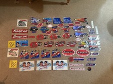 58 Total Piece Vintage Snap On Sticker Collection. Early 80s To Mid 90s. Rare picture