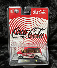 M2 Machines Coca-Cola 1995 GMC Safari Van Red/White A66 New picture