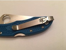 Titanium Deep Carry Pocket Clip for Spyderco Paramilitary 2 Delica 4 FRN Para 3 picture