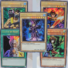 Souls Set: Dark Magician/Yugi + Flame Swordsman/Joey + Cyber/Tristan + Faith/Tea picture