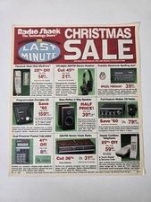 1989 Radio Shack Christmas Circular Tandy 1000 PC Cell Phone VCR 8 Pages Ad picture