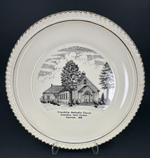 Vintage Church Plate Friendship Methodist Church Greensboro, North Carolina VTG picture