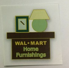 WALMART Home Furnishings Lapel Pin Quality Metal Brand New picture