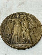 1904 St Louis World's Fair Philippine Exhibit Bronze Award Medal - Max Storm picture