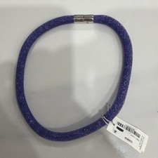 SWAROVSKI CRYSTAL STARDUST DELUXE purple 16 Inch Necklace/bracelet NWT picture