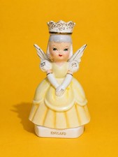 CUTE Vintage England Angel Figurine Japan 1950s Kitschy Retro Napco Ceramic picture