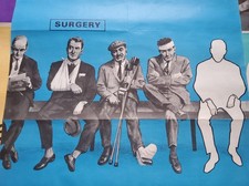 Vintage RoSPA  Safety Poster Stop Accidents at Work, Retro Mid Century 1967 picture