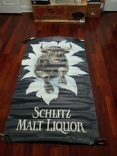 ORIGINAL 1980 SCHLITZ MALT LIQUOR BEER #88033  POSTER MAN CAVE HUGE 68X40 picture