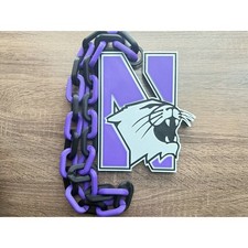 Northwestern Wildcats Oversized Necklace, Hype Chain picture