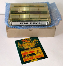 SNK Fatal Fury 2 Neo Geo MVS Arcade Game Cartridge w/ Marquee and box picture