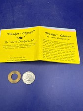 Washer Change by Steve Dusheck & Sterling Magic Wash-Out coin- 1978 ESTATE picture