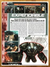 1999 Expendable Sega Dreamcast PC PREVIEW Print Ad/Poster Video Game Promo Art picture