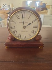 Howard Miller Windsor 635-123 Mantel Clock Westminster Quartz Roman Numerals picture