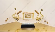 King Tutankhamun's  Crystal Pharonic Solar Boat with Wadjet Eye Pectoral picture