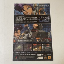 Oni PlayStation 2 Bungie PS2 PC Print Ad/Poster Promo Ad Bungie Rockstar Gaming picture