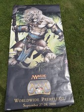 2008 Magic The Gathering Prerelease Tournament Banner Poster 8ft x 4ft Rare MTG picture