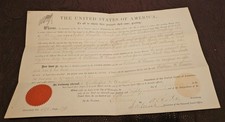 President Rutherford B. Hayes Land Grant 1880 (secretarial signed) picture