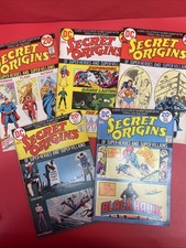 Secret Origins DC Comics 1973-74 Bronze Age Lot of 5 #1 Superman Batman.    (15) picture