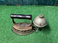 Vintage 1930s Akron Diamond Self Heating Gas Iron picture