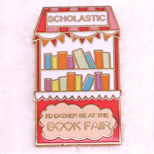 Scholastic I Would Rather Participate in Book Fairs with Brooch Reading picture