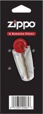 1 Zippo Flint Pack (6 Genuine Flints Per Pack) New in Sealed Pack US Seller picture