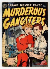 Murderous Gangsters #1 GD+ 2.5 1951 picture