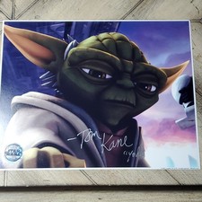 Star Wars Yoda Tom Kane Signed Photo/Print  8x10 picture