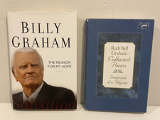 Billy Graham  & R Graham Bell - Reason for My Hope - Collected Poems Bk picture