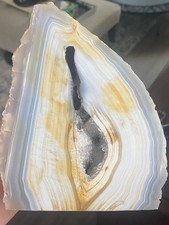 XL 5.5LB Stunning Agate with Clear Quartz See video picture
