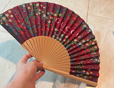 Gucci Beauty Folding Hand Fan Floral Herbarium GWP Rare Collectible Gift picture