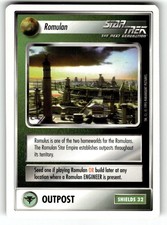 1995 Star Trek Unlimited Premiere Card Romulan Outpost picture