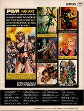 PSM Magazine Fan Art Print Vintage Promo Video Game Anime Art 2001 Poster picture
