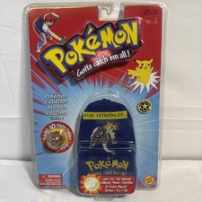 Vintage 1999 Pokémon Series 1 Collector Marble Pouch – #106 Hitmonlee - New picture