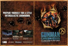 Gunman Chronicles Sierra - 2 Page Video Game Print Ad Poster Promo Art 2000 picture