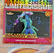 2025 Topps Finest Marvel X-Men '97 Greatest Hits GH2 Red Refractor /5 Jubilee S1 picture