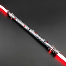 Star Wars Lightsaber Replica Force FX Darth Maul Dueling Rechargeable Metal APP picture