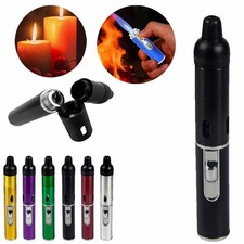 1/2pcs All-in-1 Pipe Windproof Click Butane Refillable Torch Lighter Click-N-Hit picture